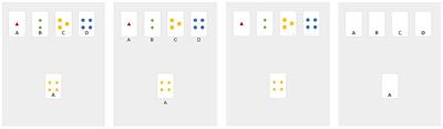 Search and insight processes in card sorting games